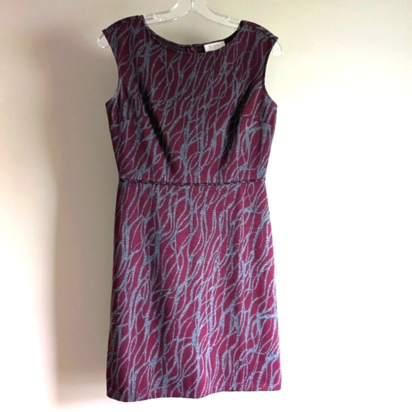 Career Sleeveless Form Fitting Knit Sheath Dress - Picture 1 of 1